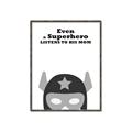 Picture of Superhero Listen I _GroupedProduct_Rectangle_Portrait_Mini_ _GroupedProduct_Rectangle_Portrait_Canvas_Framed_