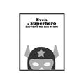 Picture of Superhero Listen I _GroupedProduct_Rectangle_Portrait_Mini_ _GroupedProduct_Rectangle_Portrait_Canvas_Framed_