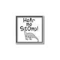 Picture of Hear me Stomp Gray _GroupedProduct_Square_Mini_ _GroupedProduct_Square_Canvas_Framed_