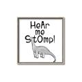 Picture of Hear me Stomp Gray _GroupedProduct_Square_Mini_ _GroupedProduct_Square_Canvas_Framed_