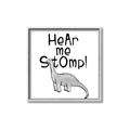 Picture of Hear me Stomp Gray _GroupedProduct_Square_Mini_ _GroupedProduct_Square_Canvas_Framed_