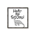 Picture of Hear me Stomp Gray _GroupedProduct_Square_Mini_ _GroupedProduct_Square_Canvas_Framed_