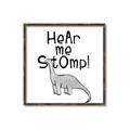 Picture of Hear me Stomp Gray _GroupedProduct_Square_Mini_ _GroupedProduct_Square_Canvas_Framed_