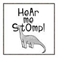 Picture of Hear me Stomp Gray _GroupedProduct_Square_Mini_ _GroupedProduct_Square_Canvas_Framed_