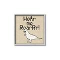Picture of Hear me Roar Beige Bkg _GroupedProduct_Square_Mini_ _GroupedProduct_Square_Canvas_Framed_