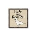 Picture of Hear me Roar Beige Bkg _GroupedProduct_Square_Mini_ _GroupedProduct_Square_Canvas_Framed_