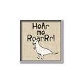 Picture of Hear me Roar Beige Bkg _GroupedProduct_Square_Mini_ _GroupedProduct_Square_Canvas_Framed_