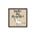 Picture of Hear me Roar Beige Bkg _GroupedProduct_Square_Mini_ _GroupedProduct_Square_Canvas_Framed_