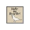 Picture of Hear me Roar Beige Bkg _GroupedProduct_Square_Mini_ _GroupedProduct_Square_Canvas_Framed_