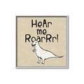 Picture of Hear me Roar Beige Bkg _GroupedProduct_Square_Mini_ _GroupedProduct_Square_Canvas_Framed_