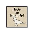 Picture of Hear me Roar Beige Bkg _GroupedProduct_Square_Mini_ _GroupedProduct_Square_Canvas_Framed_