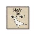 Picture of Hear me Roar Beige Bkg _GroupedProduct_Square_Mini_ _GroupedProduct_Square_Canvas_Framed_