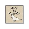 Picture of Hear me Roar Beige Bkg _GroupedProduct_Square_Mini_ _GroupedProduct_Square_Canvas_Framed_