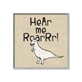 Picture of Hear me Roar Beige Bkg _GroupedProduct_Square_Mini_ _GroupedProduct_Square_Canvas_Framed_