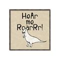 Picture of Hear me Roar Beige Bkg _GroupedProduct_Square_Mini_ _GroupedProduct_Square_Canvas_Framed_