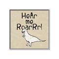 Picture of Hear me Roar Beige Bkg _GroupedProduct_Square_Mini_ _GroupedProduct_Square_Canvas_Framed_