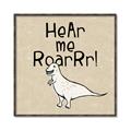 Picture of Hear me Roar Beige Bkg _GroupedProduct_Square_Mini_ _GroupedProduct_Square_Canvas_Framed_