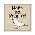 Picture of Hear me Roar Beige Bkg _GroupedProduct_Square_Mini_ _GroupedProduct_Square_Canvas_Framed_