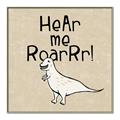 Picture of Hear me Roar Beige Bkg _GroupedProduct_Square_Mini_ _GroupedProduct_Square_Canvas_Framed_