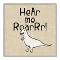 Picture of Hear me Roar Beige Bkg _GroupedProduct_Square_Mini_ _GroupedProduct_Square_Canvas_Framed_
