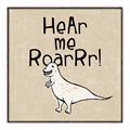 Picture of Hear me Roar Beige Bkg _GroupedProduct_Square_Mini_ _GroupedProduct_Square_Canvas_Framed_