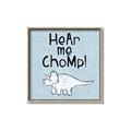 Picture of Hear me Chomp Blue Bkg _GroupedProduct_Square_Mini_ _GroupedProduct_Square_Canvas_Framed_