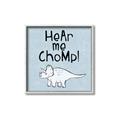 Picture of Hear me Chomp Blue Bkg _GroupedProduct_Square_Mini_ _GroupedProduct_Square_Canvas_Framed_