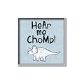 Picture of Hear me Chomp Blue Bkg _GroupedProduct_Square_Mini_ _GroupedProduct_Square_Canvas_Framed_