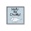 Picture of Hear me Chomp Blue Bkg _GroupedProduct_Square_Mini_ _GroupedProduct_Square_Canvas_Framed_