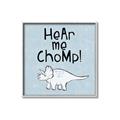 Picture of Hear me Chomp Blue Bkg _GroupedProduct_Square_Mini_ _GroupedProduct_Square_Canvas_Framed_