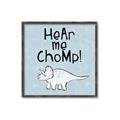 Picture of Hear me Chomp Blue Bkg _GroupedProduct_Square_Mini_ _GroupedProduct_Square_Canvas_Framed_