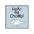 Picture of Hear me Chomp Blue Bkg _GroupedProduct_Square_Mini_ _GroupedProduct_Square_Canvas_Framed_