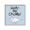 Picture of Hear me Chomp Blue Bkg _GroupedProduct_Square_Mini_ _GroupedProduct_Square_Canvas_Framed_