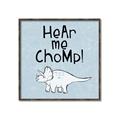 Picture of Hear me Chomp Blue Bkg _GroupedProduct_Square_Mini_ _GroupedProduct_Square_Canvas_Framed_
