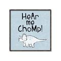 Picture of Hear me Chomp Blue Bkg _GroupedProduct_Square_Mini_ _GroupedProduct_Square_Canvas_Framed_