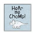 Picture of Hear me Chomp Blue Bkg _GroupedProduct_Square_Mini_ _GroupedProduct_Square_Canvas_Framed_