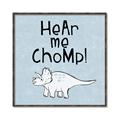 Picture of Hear me Chomp Blue Bkg _GroupedProduct_Square_Mini_ _GroupedProduct_Square_Canvas_Framed_