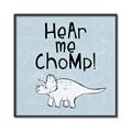 Picture of Hear me Chomp Blue Bkg _GroupedProduct_Square_Mini_ _GroupedProduct_Square_Canvas_Framed_