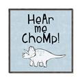 Picture of Hear me Chomp Blue Bkg _GroupedProduct_Square_Mini_ _GroupedProduct_Square_Canvas_Framed_