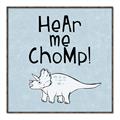 Picture of Hear me Chomp Blue Bkg _GroupedProduct_Square_Mini_ _GroupedProduct_Square_Canvas_Framed_