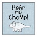 Picture of Hear me Chomp Blue Bkg _GroupedProduct_Square_Mini_ _GroupedProduct_Square_Canvas_Framed_