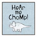 Picture of Hear me Chomp Blue Bkg _GroupedProduct_Square_Mini_ _GroupedProduct_Square_Canvas_Framed_