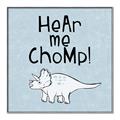 Picture of Hear me Chomp Blue Bkg _GroupedProduct_Square_Mini_ _GroupedProduct_Square_Canvas_Framed_