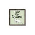 Picture of Hear me Stomp Green Bkg _GroupedProduct_Square_Mini_ _GroupedProduct_Square_Canvas_Framed_