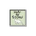 Picture of Hear me Stomp Green Bkg _GroupedProduct_Square_Mini_ _GroupedProduct_Square_Canvas_Framed_