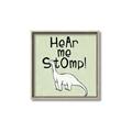 Picture of Hear me Stomp Green Bkg _GroupedProduct_Square_Mini_ _GroupedProduct_Square_Canvas_Framed_