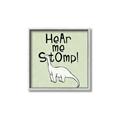 Picture of Hear me Stomp Green Bkg _GroupedProduct_Square_Mini_ _GroupedProduct_Square_Canvas_Framed_