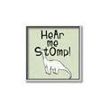 Picture of Hear me Stomp Green Bkg _GroupedProduct_Square_Mini_ _GroupedProduct_Square_Canvas_Framed_