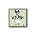 Picture of Hear me Stomp Green Bkg _GroupedProduct_Square_Mini_ _GroupedProduct_Square_Canvas_Framed_