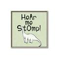Picture of Hear me Stomp Green Bkg _GroupedProduct_Square_Mini_ _GroupedProduct_Square_Canvas_Framed_